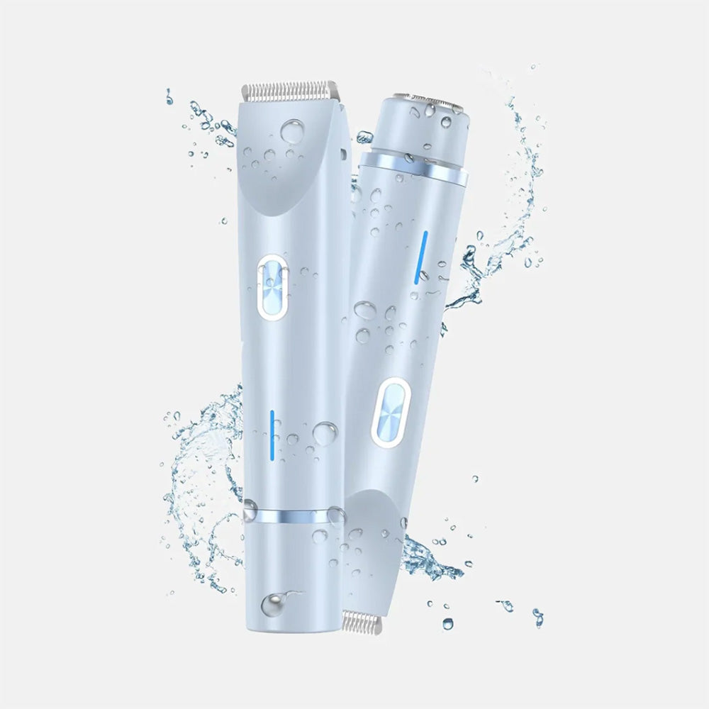 🔥✨2-in-1 Painless Bikini Hair Trimmer for Face & Body