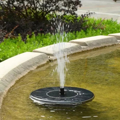 ☀️⛲Solar Water Fountain Pump – 4 Nozzles for Bird Bath & Garden (16cm / 6.3in)