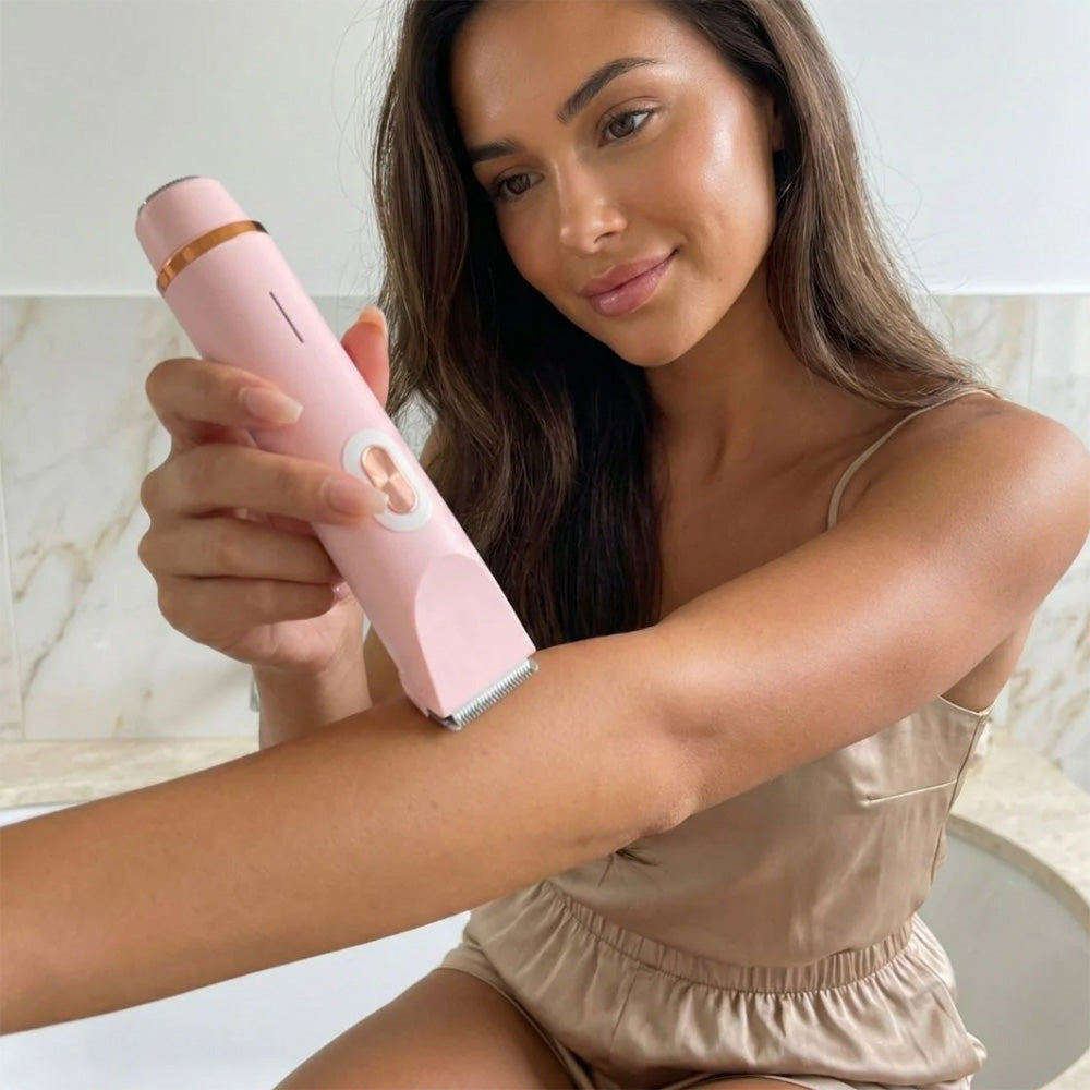💖✨2-in-1 Painless Bikini Hair Trimmer for Face & Body