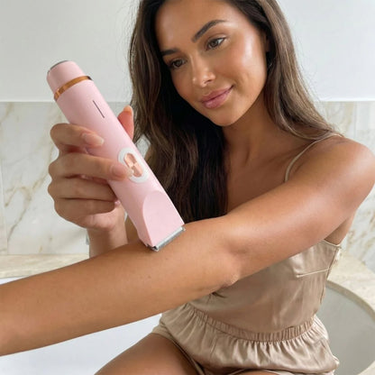 💖✨2-in-1 Painless Bikini Hair Trimmer for Face & Body