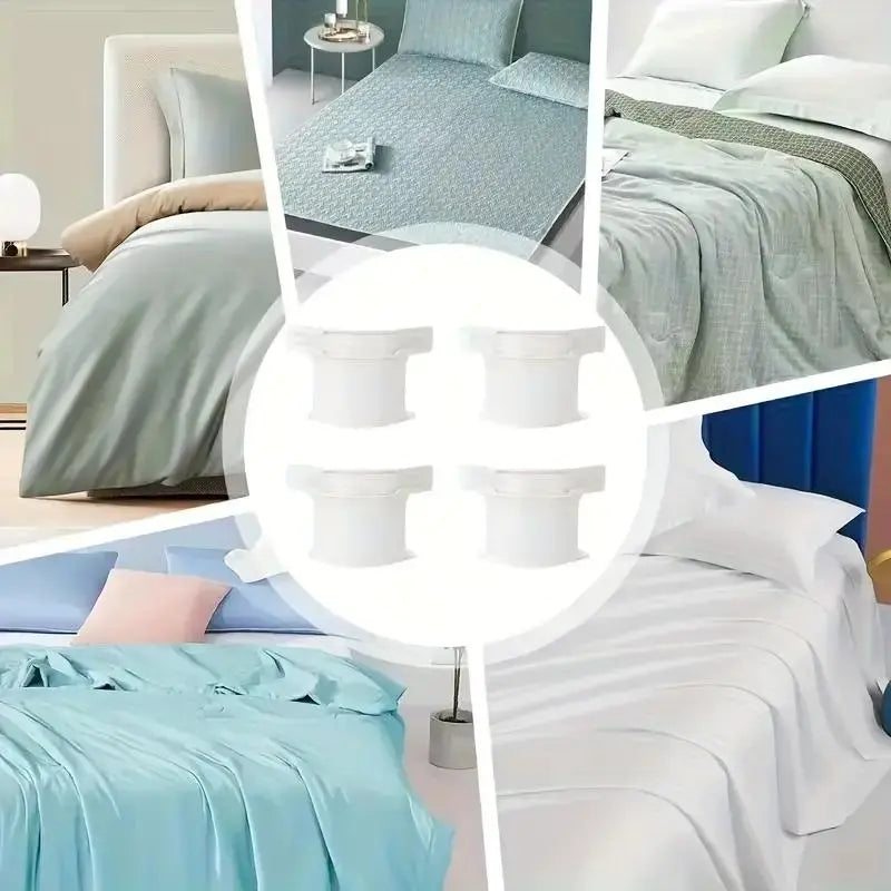 ✨No-Slip Bed Sheet Holders – Heavy Duty Corner Clips for Perfectly Tight Sheets