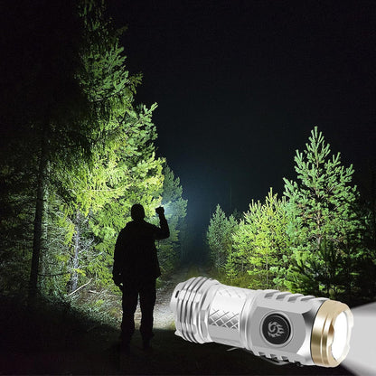 🆙Three-Eyed Monster Mini Flashlight — Ultra-Bright Rechargeable LED Torch | Compact, Long-Range & Water-Resistant | Perfect for Camping, Hiking & Emergency Use 🌌