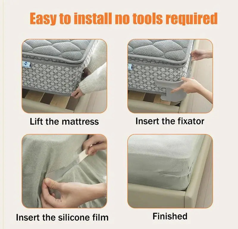 ✨No-Slip Bed Sheet Holders – Heavy Duty Corner Clips for Perfectly Tight Sheets