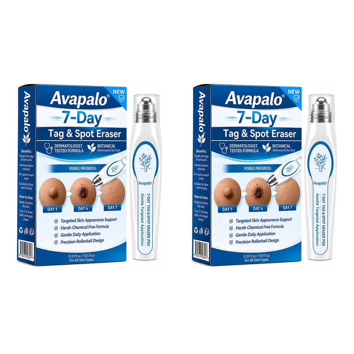 🆙𝟕-𝐃𝒂𝘆 𝐒𝗸𝐢𝐧 𝐓𝒂𝗴 & 𝐒𝐩𝙤𝐭 𝐄𝐫𝒂𝐬𝙚𝐫 Painless & Scar-Free Advanced Imperfection Removal Rollerball Pen