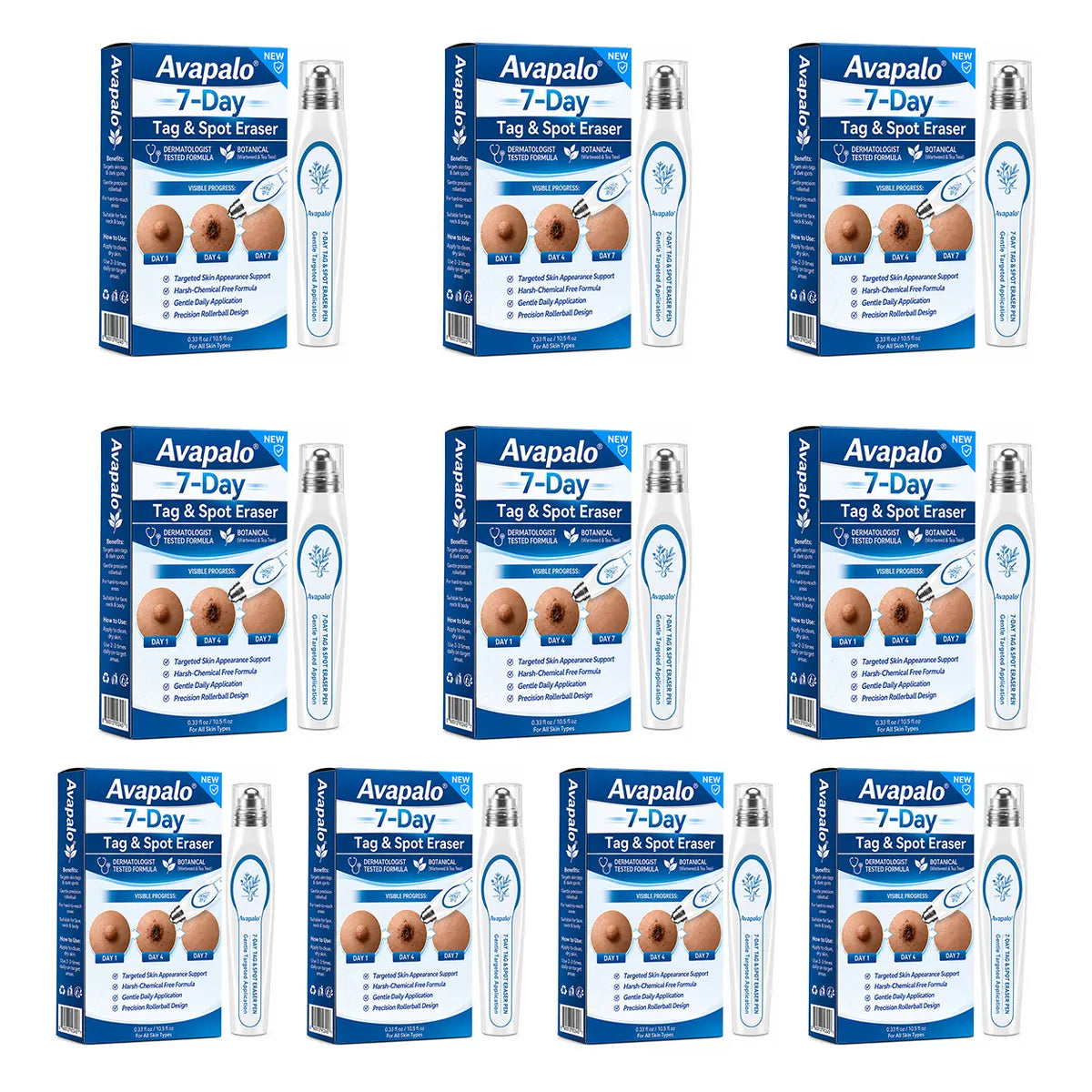 🆙𝟕-𝐃𝒂𝘆 𝐒𝗸𝐢𝐧 𝐓𝒂𝗴 & 𝐒𝐩𝙤𝐭 𝐄𝐫𝒂𝐬𝙚𝐫 Painless & Scar-Free Advanced Imperfection Removal Rollerball Pen
