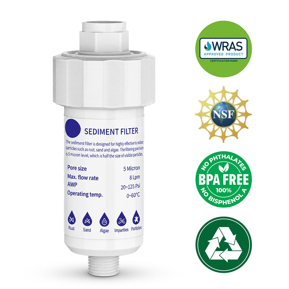 🆙🚿 Universal Water Filter – For Shower, Faucet, Kitchen & Washing Machine