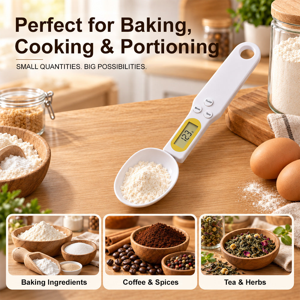 🆙🥄 Smart Spoon Scale – Measure Precisely, Dose Easily