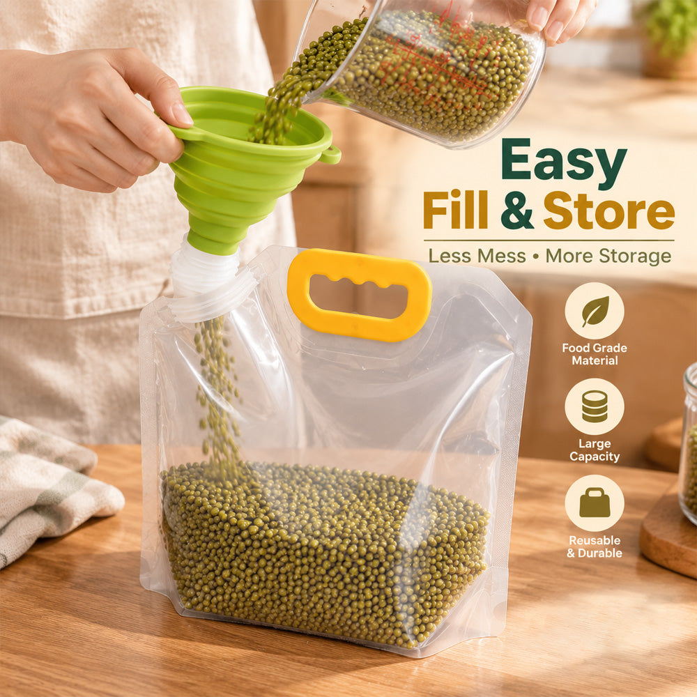 🆙 Large Food Storage Bag – Food-Grade, Airtight & Thickened Design