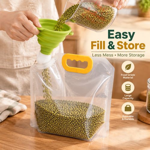 🆙 Large Food Storage Bag – Food-Grade, Airtight & Thickened Design
