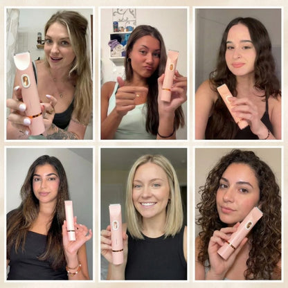 💖✨2-in-1 Painless Bikini Hair Trimmer for Face & Body