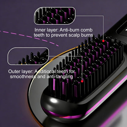 🆙 🪮The First Smart Styling Brush for Short Hair – Precise, Safe & Effortless