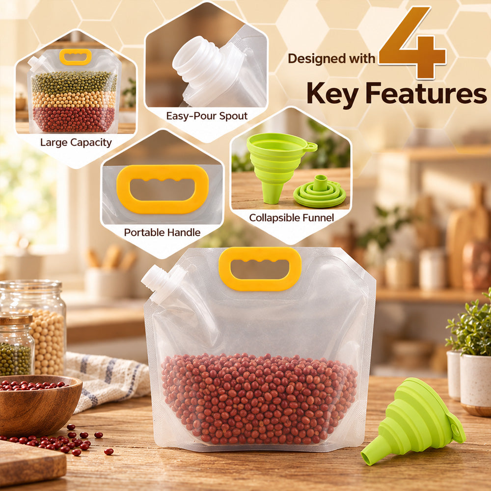 🆙 Large Food Storage Bag – Food-Grade, Airtight & Thickened Design