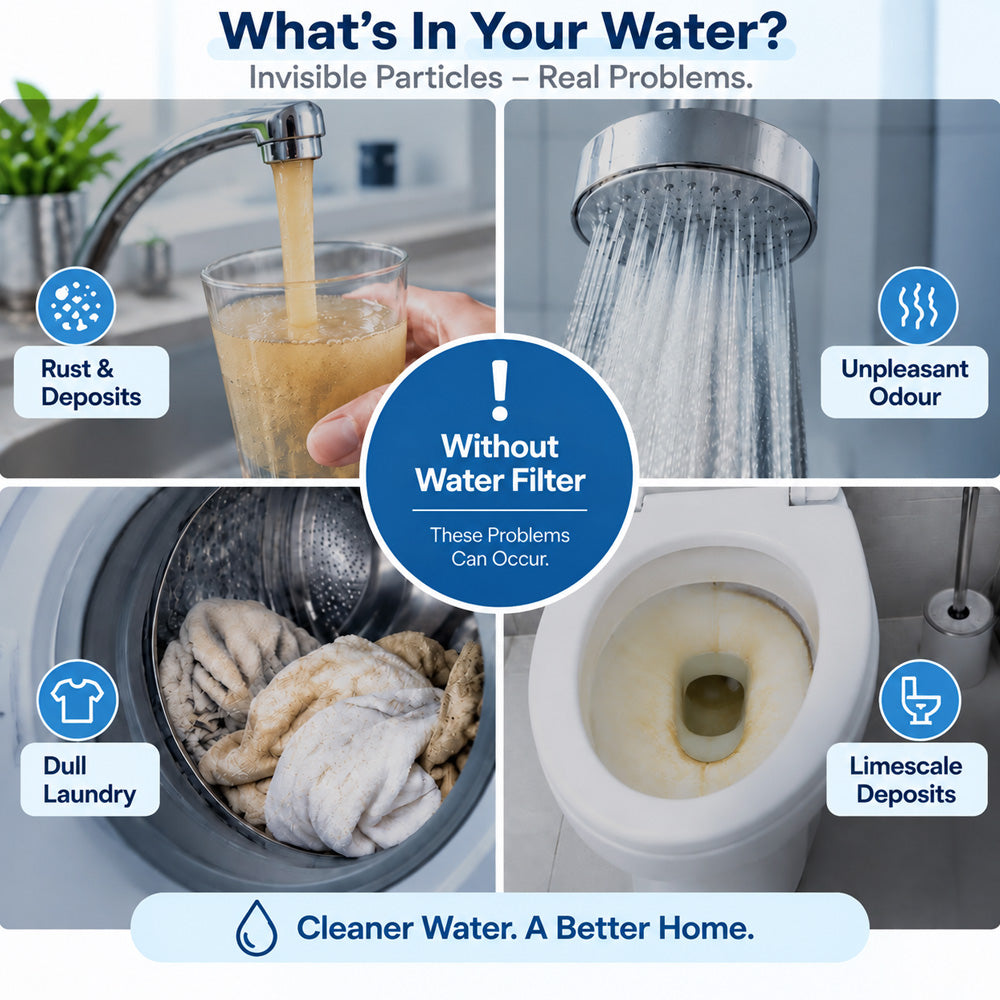 🆙🚿 Universal Water Filter – For Shower, Faucet, Kitchen & Washing Machine