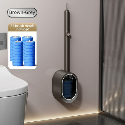 🆙Magic Clean Toilet Wand Kit with Pre-Soaked Disposable Pads – No Pre-Rinse, No Mess, Odor-Free & Hygienic Storage Caddy