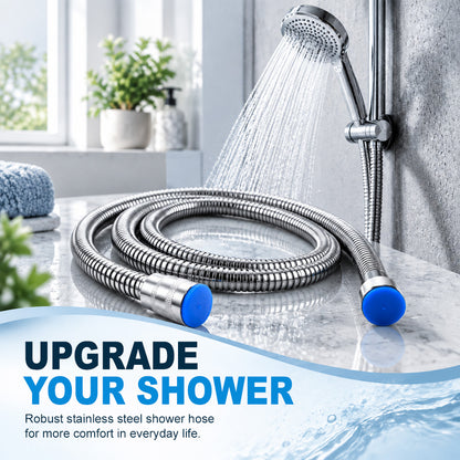 🆙🚿 Upgraded 1.5 m Stainless Steel Shower Hose – Leak-Proof & Heavy Duty