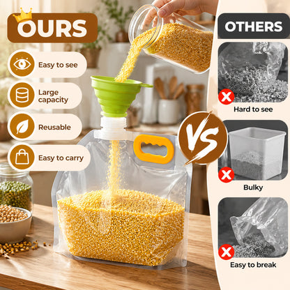 🆙 Large Food Storage Bag – Food-Grade, Airtight & Thickened Design