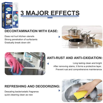 🛠️✨High-Performance Degreaser Foam Spray – Removes Grease, Burnt-On Dirt & Rust with No Scrubbing