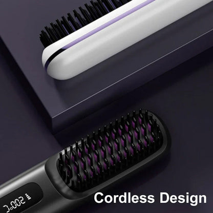 🪮💎The First Smart Styling Brush for Short Hair – Precise, Safe & Effortless