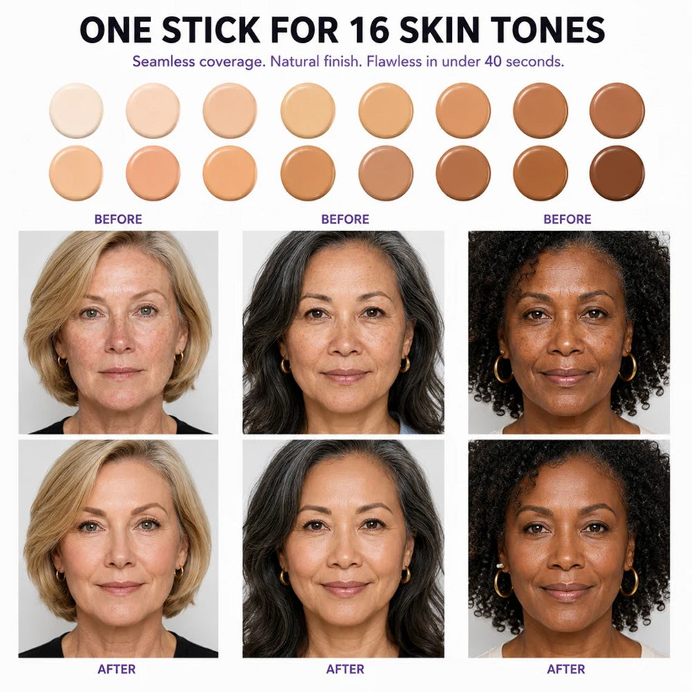🫧Changing Foundation Stick – The stick that makes mature skin glow again