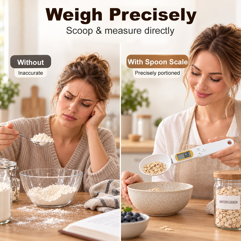 🆙🥄 Smart Spoon Scale – Measure Precisely, Dose Easily