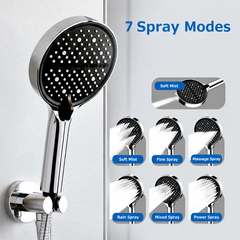 🚿 2-in-1 High Pressure Shower Head – 7 Modes for Shower & Cleaning