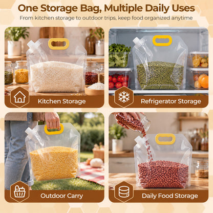 🆙 Large Food Storage Bag – Food-Grade, Airtight & Thickened Design