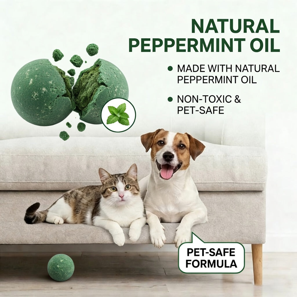 🛡️🌿Natural Peppermint Pest Repellent Balls – Rodent & Insect Deterrent