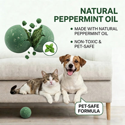 🛡️🌿Natural Peppermint Pest Repellent Balls – Rodent & Insect Deterrent