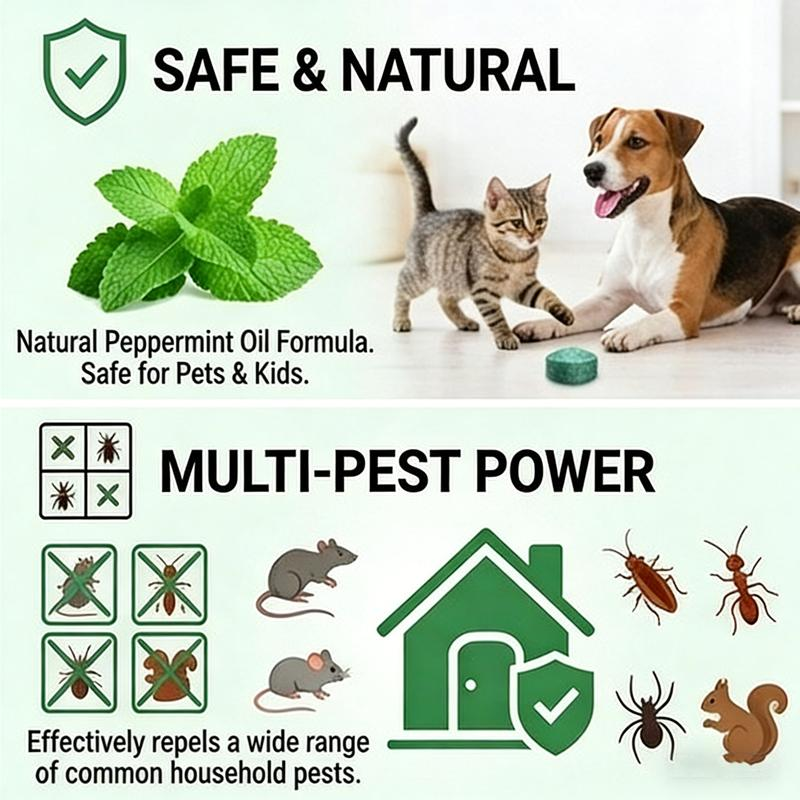 🛡️🌿Natural Peppermint Pest Repellent Balls – Rodent & Insect Deterrent