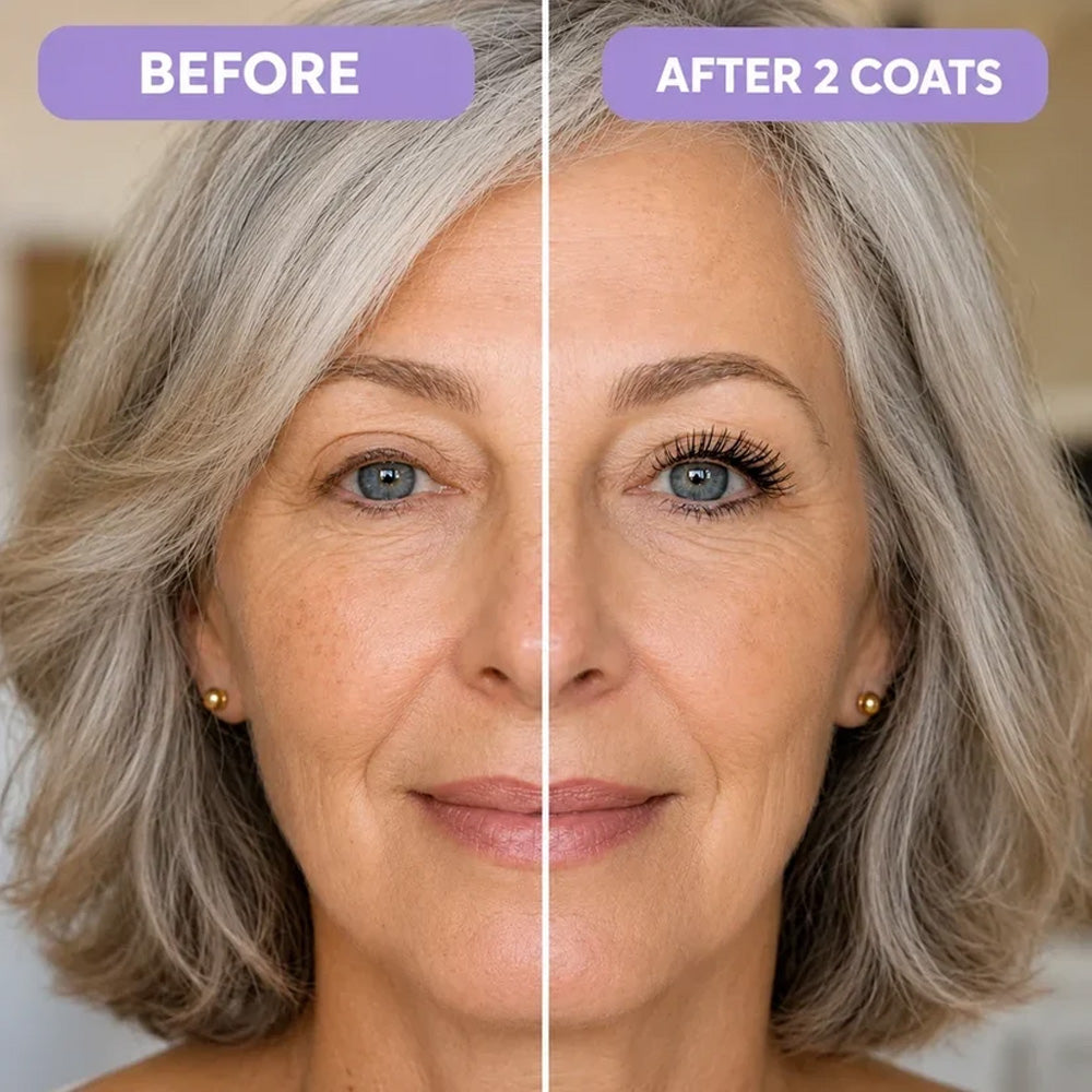 Puffyloo® Tubing Mascara for Mature Lashes – Longer, Fuller & Clump-Free Definition