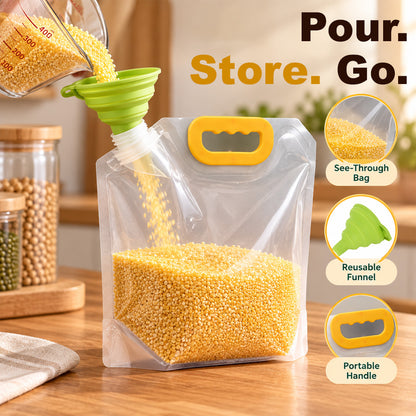 🆙 Large Food Storage Bag – Food-Grade, Airtight & Thickened Design