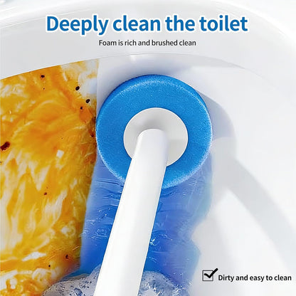 🧼🚽Magic Clean Toilet Wand Kit with Pre-Soaked Disposable Pads – No Pre-Rinse, No Mess, Odor-Free & Hygienic Storage Caddy
