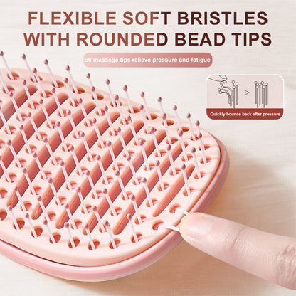 🪮Effortless Scalp Cleaning Brush – Remove Buildup, Oil & Loose Hair in Seconds
