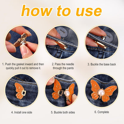 🔥8Pcs Butterfly Waist Tightener Clips