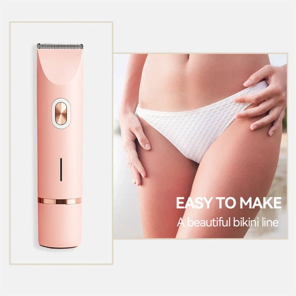 💖✨2-in-1 Painless Bikini Hair Trimmer for Face & Body