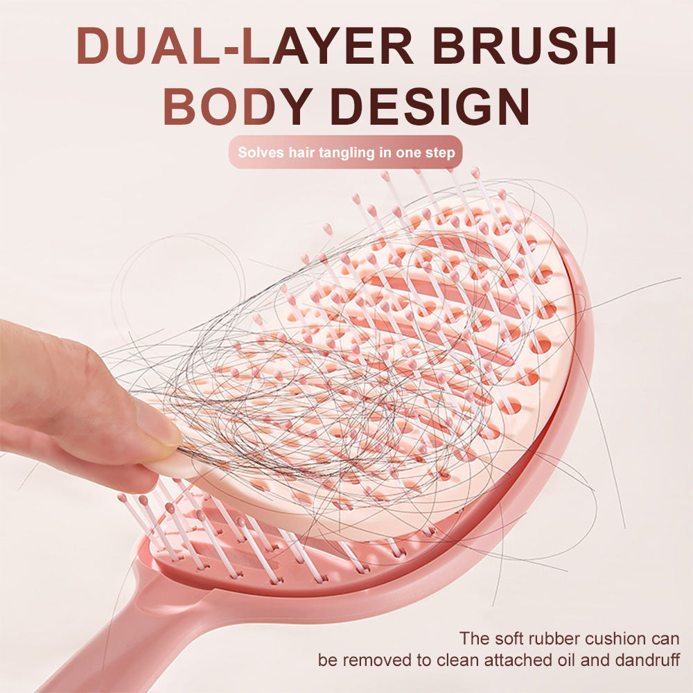 🪮Effortless Scalp Cleaning Brush – Remove Buildup, Oil & Loose Hair in Seconds