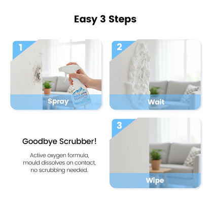 🔥Highly Effective Mould Removal Spray - Prevents Mould Regrowth.🛡️Save your and your family's health🏠