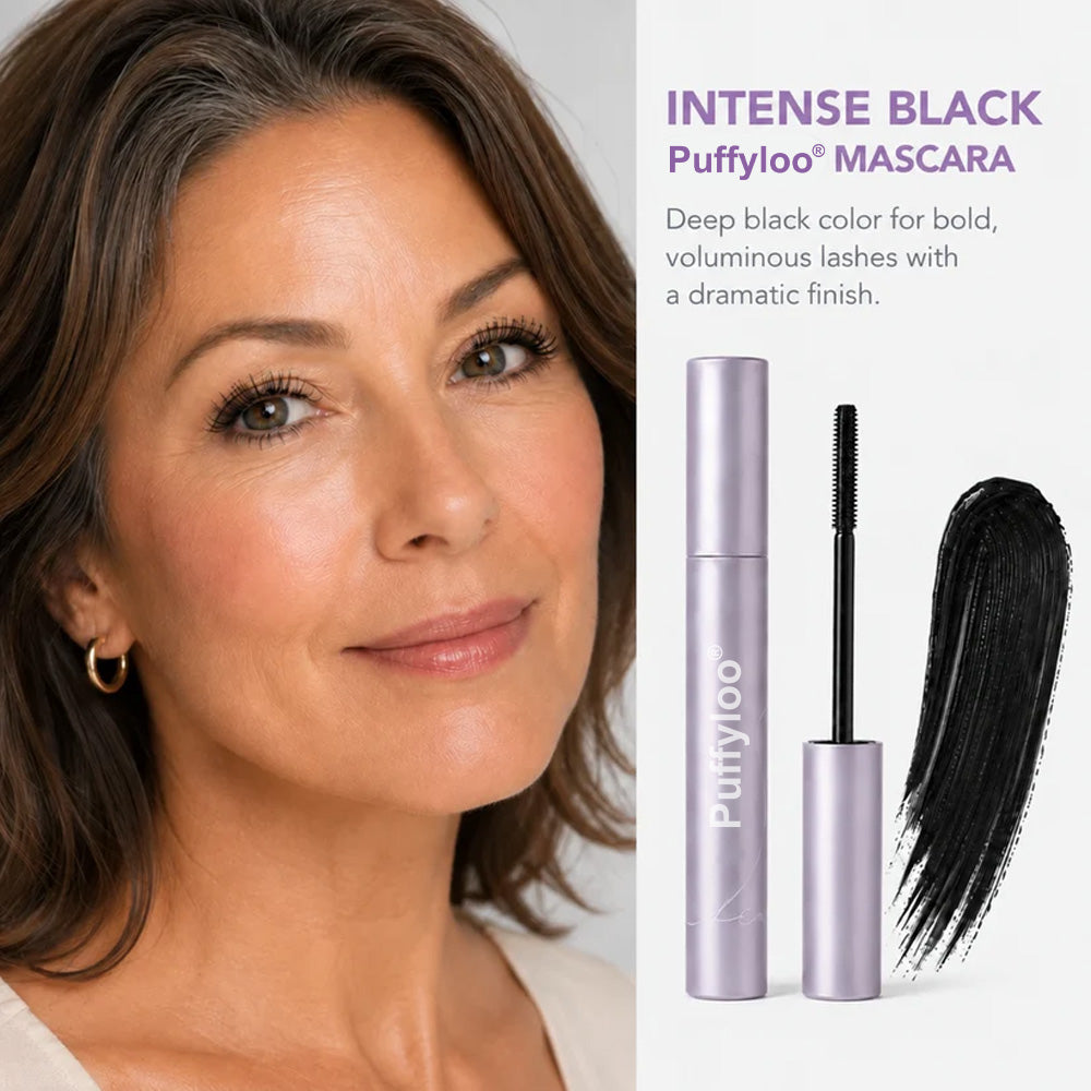Puffyloo® Tubing Mascara for Mature Lashes – Longer, Fuller & Clump-Free Definition