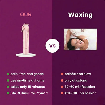 💖✨2-in-1 Painless Bikini Hair Trimmer for Face & Body